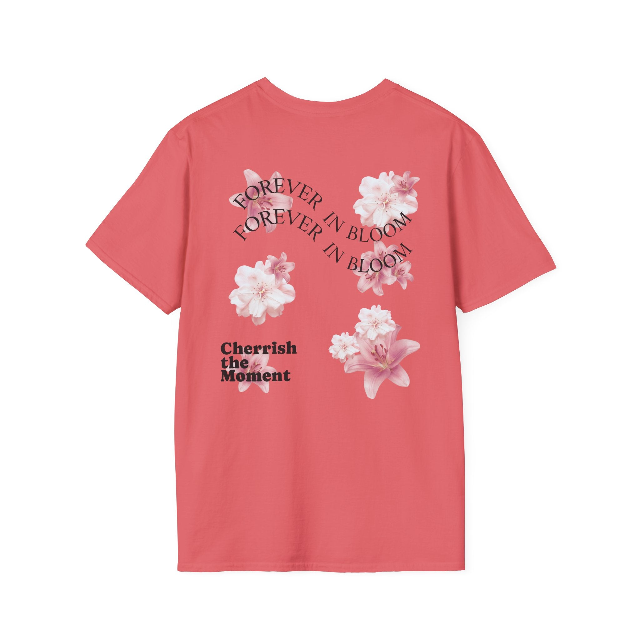 Forever in Bloom - Coral Silk Women's T-Shirt