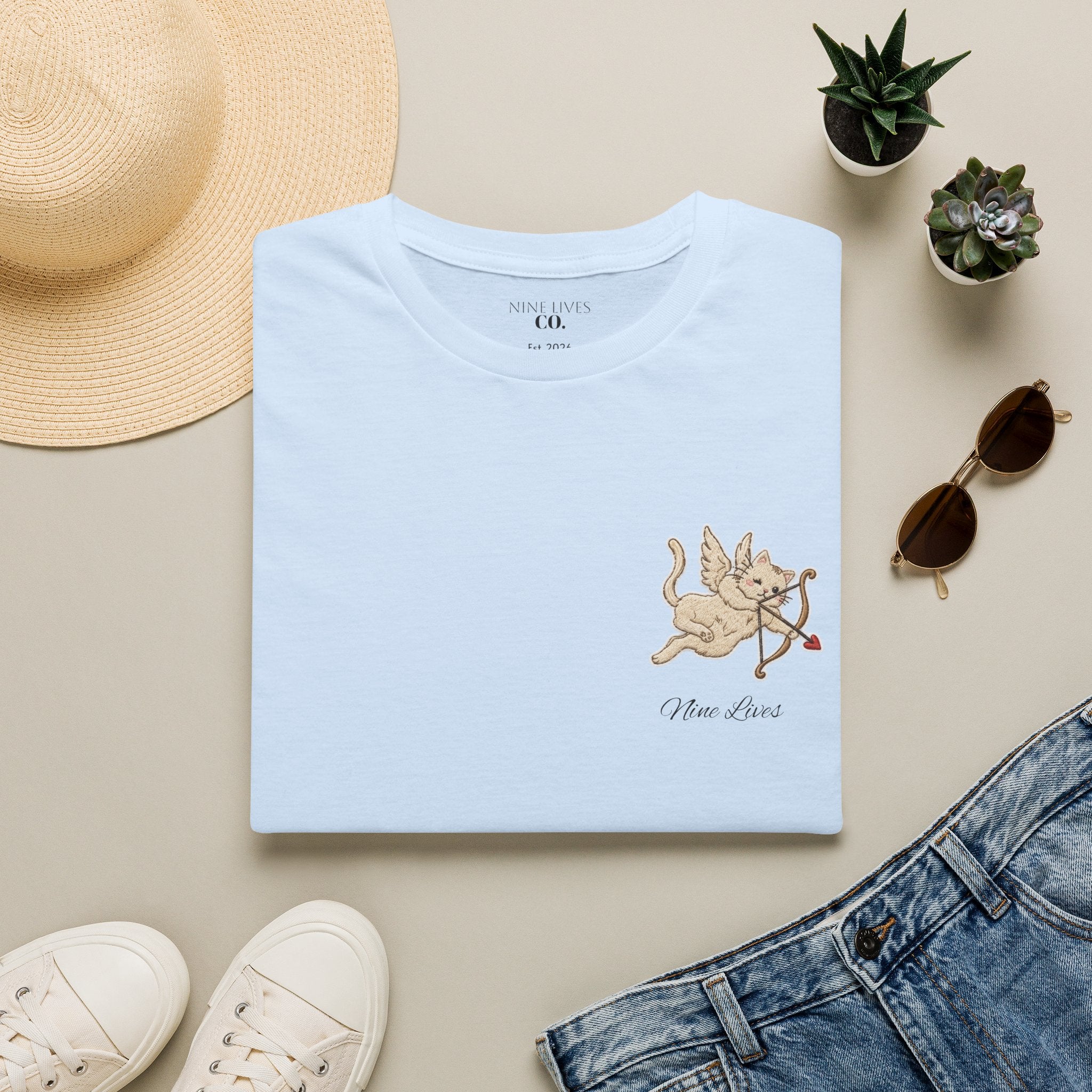 Forever in Bloom - Light Blue Women's T-Shirt