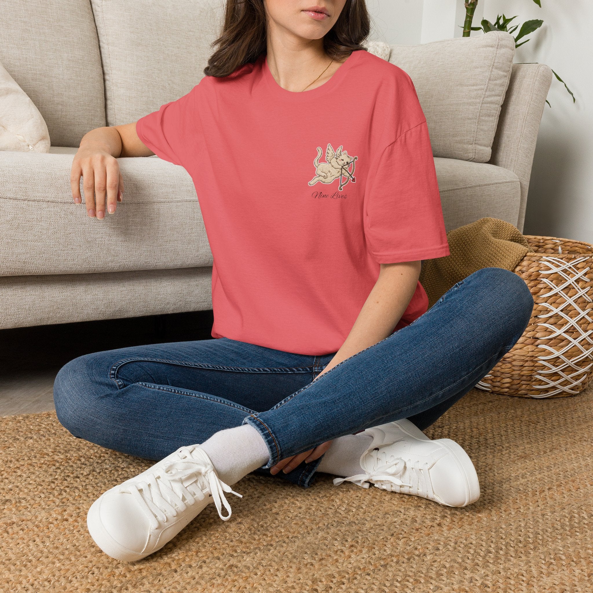 Forever in Bloom - Coral Silk Women's T-Shirt