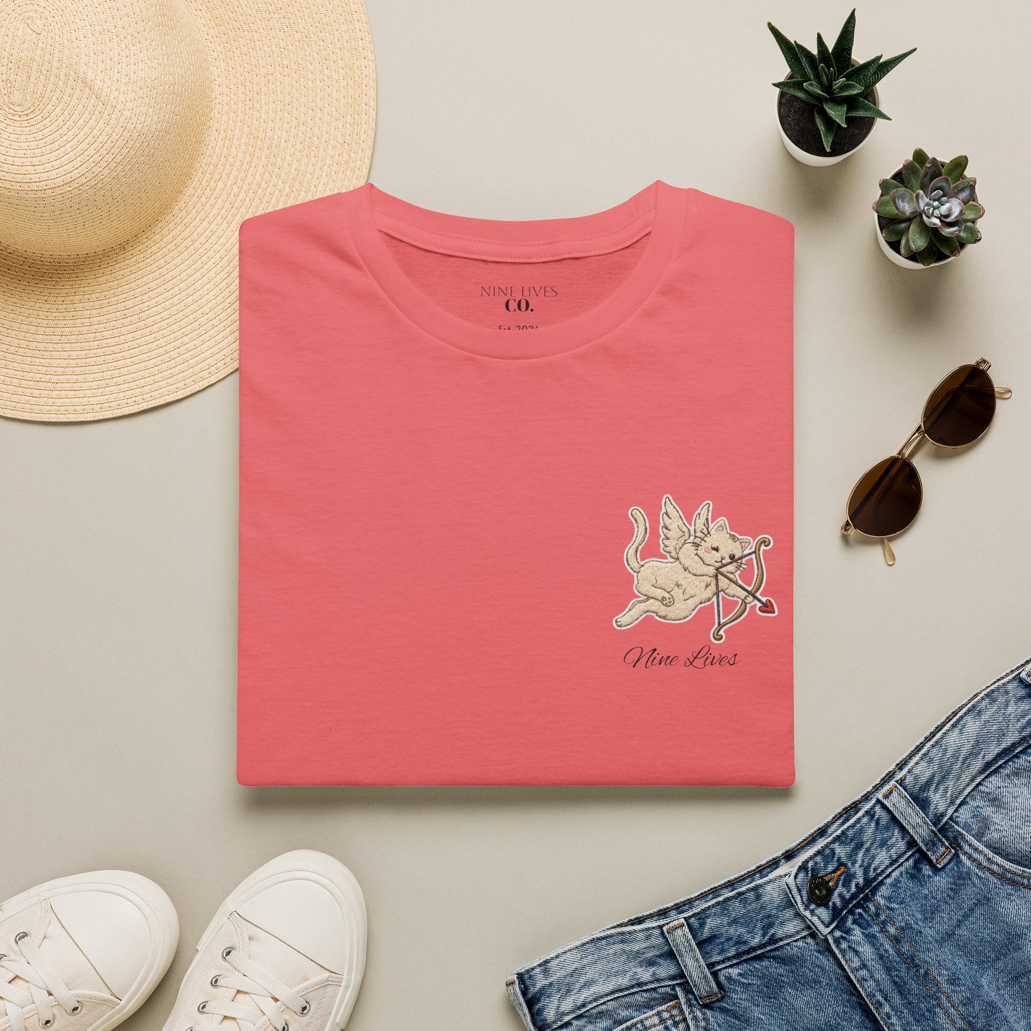 Forever in Bloom - Coral Silk Women's T-Shirt